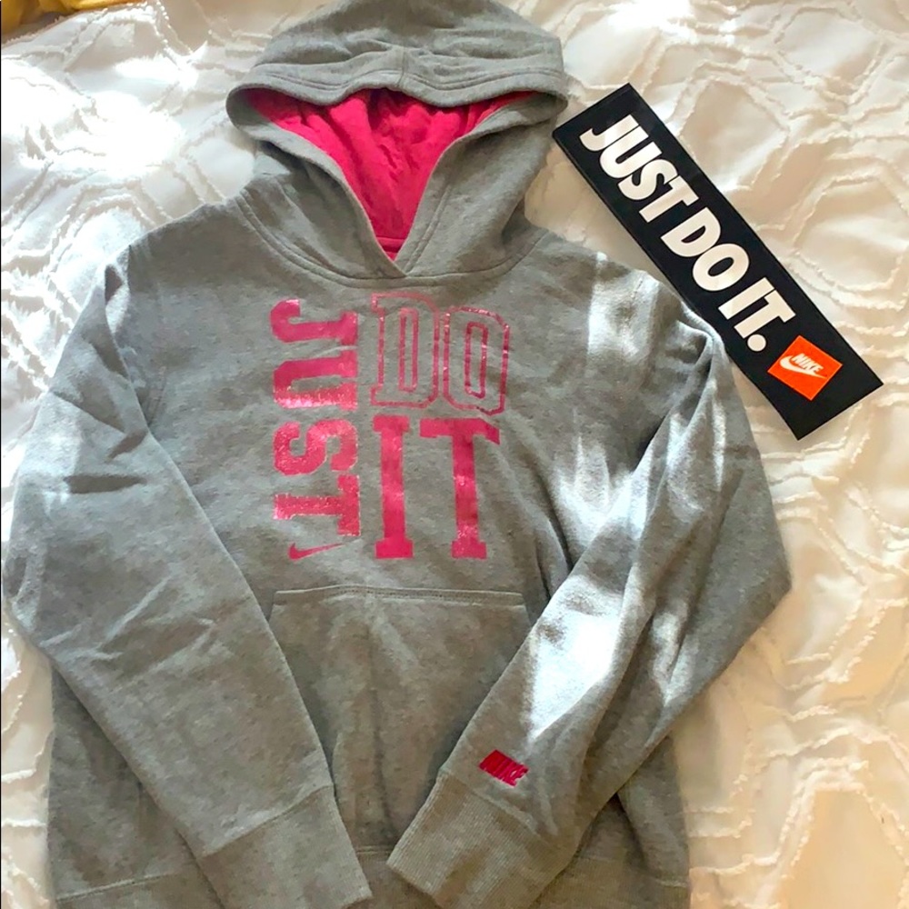 Nike Just Do It Grey Hoodie